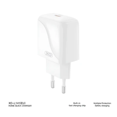 Τροφοδοτικό-ταχυφορτιστής XO-L141 PD 20W με θύρα USB-C Τροφοδοτικό-ταχυφορτιστής XO-L141 PD 20W με θύρα USB-C