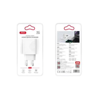 Τροφοδοτικό-ταχυφορτιστής XO-L161 με 2 εξόδους USB-A 18W και USB-C 20W Τροφοδοτικό-ταχυφορτιστής XO-L161 με 2 εξόδους USB-A 18W και USB-C 20W