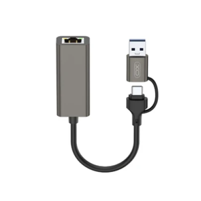Αντάπτορας δικτύου XO XO-HUB018 USB-A/USB-C σε RJ45 100Mbs Αντάπτορας δικτύου XO XO-HUB018 USB-A/USB-C σε RJ45 100Mbs