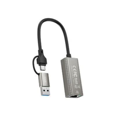 Αντάπτορας δικτύου XO XO-HUB018 USB-A/USB-C σε RJ45 100Mbs Αντάπτορας δικτύου XO XO-HUB018 USB-A/USB-C σε RJ45 100Mbs