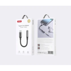 Adaptor ήχου NB-257C Type C αρσενικό σε 3,5mm Jack stereo θηλυκό με καλώδιο