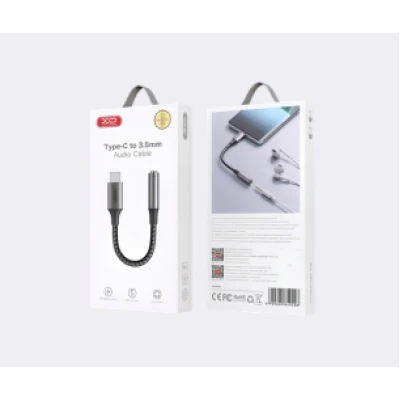 Adaptor ήχου NB-257C Type C αρσενικό σε 3,5mm Jack stereo θηλυκό με καλώδιο