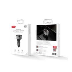 Φορτιστής αυτοκινήτου XO CC61 100W με 3 εξόδους USB-C, USB-A και Lightning