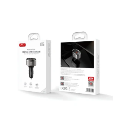 Φορτιστής αυτοκινήτου XO CC61 100W με 3 εξόδους USB-C, USB-A και Lightning Φορτιστής αυτοκινήτου XO CC61 100W με 3 εξόδους USB-C, USB-A και Lightning