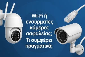 Wi‑Fi ή ενσύρματες κάμερες ασφαλείας; Τι συμφέρει πραγματικά;