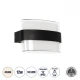 Μοντέρνα επιτοίχια απλίκα LED kelvo® EMPIRE 12W 1260lm 4500K IP65 μαύρο ματ 18.5x9x12cm