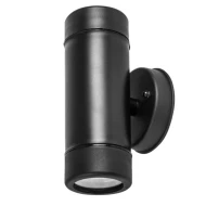 Απλίκα διπλής κατεύθυνσης UP-DOWN LED μαύρη PPWALL LIGHT GU10 Max2x3W IP44
