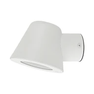 Φωτιστικό απλίκα λευκή επιτοίχια VIDA 1xGU10 max35W με διάφανο γυαλί εξωτερικού χώρου IP44