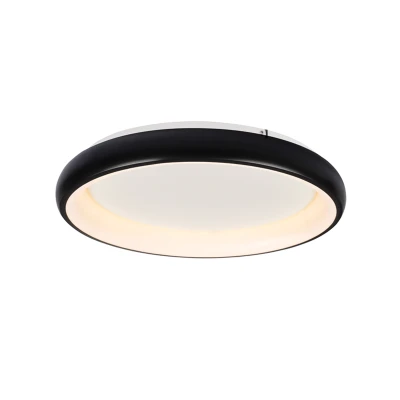 Φωτιστικό οροφής Led Diana 36W με δυνατότητα επιλογής απόχρωσης φωτός CCT 3470lm σε μαύρο ματ μεταλλικό χρώμα D41xH8,5cm Φωτιστικό οροφής Led Diana 36W με δυνατότητα επιλογής απόχρωσης φωτός CCT 3470lm σε μαύρο ματ μεταλλικό χρώμα D41xH8,5cm