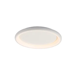 Φωτιστικό οροφής Led Diana 36W με δυνατότητα ρύθμισης απόχρωσης φωτός CCT 3470lm λευκό ματ μεταλλικό D41xH8,5cm 