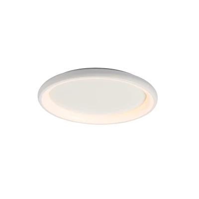 Φωτιστικό οροφής Led Diana 36W με δυνατότητα ρύθμισης απόχρωσης φωτός CCT 3470lm λευκό ματ μεταλλικό D41xH8,5cm 