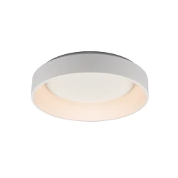 Φωτιστικό οροφής LED APOLLO 48W με δυνατότητας επιλογής απόχρωσης φωτός CCT 5350lm λευκό μεταλλικό ματ D60xH14cm 