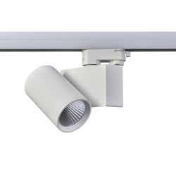 Φωτιστικό σποτ ράγας 4 καλωδίων LED σε αμμώδες λευκό χρώμα 20W θερμό χρώμα φωτός 3000K  38° 2200lm 230VAC Ra80