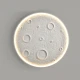 Φωτιστικό LED MOND οροφής - επίτοιχο σε λευκό φυσικό χρώμα γύψινο 32W 967lm 3000K θερμό λευκό χρώμα φωτός & διάσταση Φ600x70mm 
