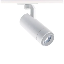 Φωτιστικό σποτ led zoomable για ράγα 2 καλωδίων 230V AC λευκό χρώμα 15W θερμό χρώμα φωτός 3000K  20-50° 1450lm 