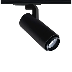 Φωτιστικό σποτ 2 καλωδίων σε μαύρο χρώμα LED ZOOMABLE 15W ενδιάμεσο χρώμα φωτός 4000K 20-50° 1500lm