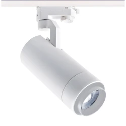 Φωτιστικό σποτ 4 καλωδίοu σε λευκό χρώμα LED ZOOMABLE 230VAC 25W θερμό χρώμα φωτός 3000K  25-60° 2800lm 