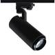 Φωτιστικό ράγας 4 καλωδίων σε μαύρο χρώμα LED ZOOMABLE 25W ενδιάμεσο χρώμα φωτός 4000K 25-60° 3000lm 