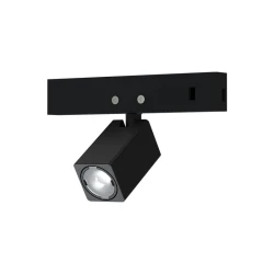 Φωτιστικό σποτ μαγνητικό τετράγωνο mini 24V DC 1W θερμό χρώμα φωτός 3000K 80lm 24° & διάσταση 12x22(38)mm