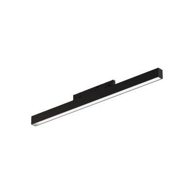 Φωτιστικό μαγνητικό mini σε μαύρο χρώμα 24VDC 10W θερμό χρώμα φωτός 3000K 450lm 100° RA90 με μήκος 30cm