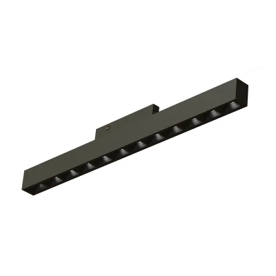 Φωτιστικό μαγνητικό mini μαύρο 24VDC 10W θερμό χρώμα φωτός 3000K 490LM 36° RA90 με μήκος L19.6cm Φωτιστικό μαγνητικό mini μαύρο 24VDC 10W θερμό χρώμα φωτός 3000K 490LM 36° RA90 με μήκος L19.6cm