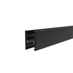 Mαγνητική ράγα οροφής / κρεμαστή mini με τάση  24VDC & μήκος 1 μέτρο σε μαύρο χρώμα αλουμινίου