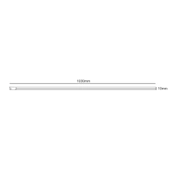 Φωτιστικό μαγνητικό mini neon  24VDC 12W ενδιάμεσο χρώμα φωτός 4000K 400lm 110° RA90 & διάσταση L103cm