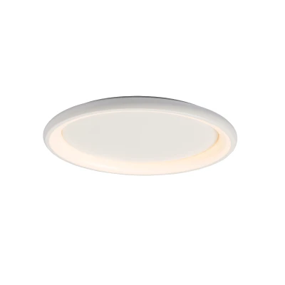 Φωτιστικό οροφής Led Diana 45W με δυνατότητα επιλογής απόχρωσης φωτός CCT 3600lm λευκό μεταλλικό D61xH8,5cm 