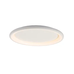 Φωτιστικό οροφής LED DIANA 73W με επιλογή απόχρωσης φωτός CCT 5250lm λευκό μεταλλικό με διάσταση D81xH8,5cm