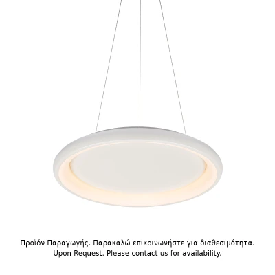 ΚΡΕΜΑΣΤΟ ΦΩΤΙΣΤΙΚΟ LED DIANA 36W CCT 3470LM ΛΕΥΚΟ ΜΕΤΑΛΛΙΚΟ D41XH120CM 
