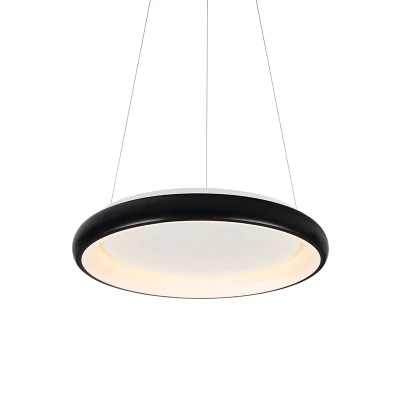 ΚΡΕΜΑΣΤΟ ΦΩΤΙΣΤΙΚΟ LED DIANA 45W CCT 3600LM ΜΑΥΡΟ ΜΕΤΑΛΛΙΚΟ D61XH120CM 