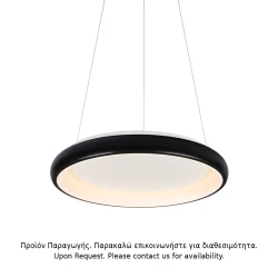 ΚΡΕΜΑΣΤΟ ΦΩΤΙΣΙΚΟ LED  DIANA 45W DIMMER CCT 3600LM ΜΑΥΡΟ ΜΕΤΑΛΛΙΚΟ D61XH120CM