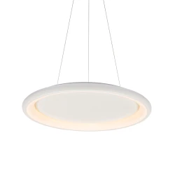 ΚΡΕΜΑΣΤΟ ΦΩΤΙΣΤΙΚΟ LED DIANA 73W CCT 5250LM ΛΕΥΚΟ ΜΕΤΑΛΛΙΚΟ D81XH120CM 