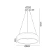 Κρεμαστό φωτιστικό LED Apollo 48W επιλογή ρύθμισης απόχρωσης φωτός CCT 5350lm λευκό ματ μεταλλικό με διάσταση D60xH120cm 