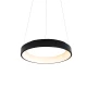 Φωτιστικό κρεμαστό Led Apollo 73W με δυνατότητα επιλογής απόχρωσης φωτός CCT 5450lm μαύρο μεταλλικό με διάσταση D78xH120cm