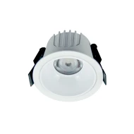 Φωτιστικό σποτ LED χωνευτό 10W θερμό χρώμα φωτός 3000K 1050lm 40° IP44 230VAC Ra80 με διάσταση Φ87*62mm