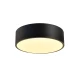 Φωτιστικό οροφής LED OPTIMUS 32W 3180lm με δυνατότητα ρύθμισης απόχρωσης φωτός CCT σε μαύρο ματ μεταλλικό χρώμα D35xH10cm 