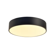 Φωτιστικό οροφής LED Optimus 50W 4800LM επιλογή απόχρωσης φωτός CCT μαύρο μεταλλικό D50xH10cm 