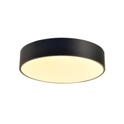 Φωτιστικό οροφής LED Optimus 50W 4800LM επιλογή απόχρωσης φωτός CCT μαύρο μεταλλικό D50xH10cm 