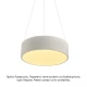 ΚΡΕΜΑΣΤΟ ΦΩΤΙΣΤΙΚΟ LED OPTIMUS 32W 3180LM CCT ΛΕΥΚΟ ΜΕΤΑΛΛΙΚΟ D35XH140CM ΚΡΕΜΑΣΤΟ ΦΩΤΙΣΤΙΚΟ LED OPTIMUS 32W 3180LM CCT ΛΕΥΚΟ ΜΕΤΑΛΛΙΚΟ D35XH140CM