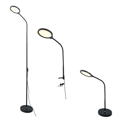 Φωτιστικό LED γραφείου STEFAN 3 in 110W CCT STEP DIMMABLE σε μαύρο χρώμα ΑΒS - αλουμίνιο  32Χ40Χ7cm