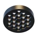 Σποτ μαγνητικό μίνι μαύρο 10W 24V DC θερμό φως 3000K 620lm δέσμη 50° RA90 Φ97*32mm 