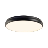 Φωτιστικό οροφής LED 32W 2560lm μαύρο μεταλλικό σειρά KALLISTA Φ40xΥ8cm