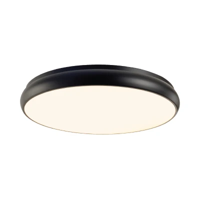 Φωτιστικό οροφής LED 54W CCT 3000-4000-6000K 4320lm μαύρο μεταλλικό σειρά KALLISTA Φ60xΥ8cm