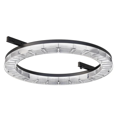 Μίνι Μαγνητικό Φωτιστικό TKOR LED SMD 24W θερμό φως 3000K 1870lm IP20 Μαύρο Αλουμινίου 