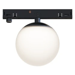 Μίνι Μαγνητικό Φωτιστικό TOB LED SMD 4.5W θερμό φως 3000K 670lm Ra90 Φ60x60mm Μαύρο Αλουμίνιο 