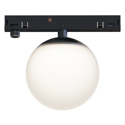 Μίνι Μαγνητικό Φωτιστικό TOB LED SMD 4.5W θερμό φως 3000K 670lm Ra90 Φ60x60mm Μαύρο Αλουμίνιο 