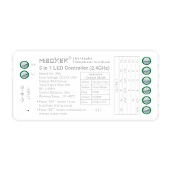 LED CONTROLLER 2.4G 5 ΣΕ 1 A-SR5 74.5 x 36 x 17mm 12V DC /144W  24V DC/ 288W
