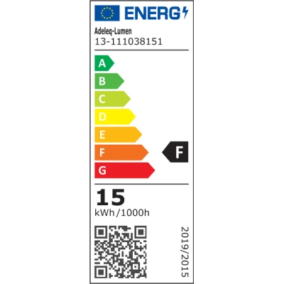 Λάμπα led τύπου AR111 GU10 ισχύος 15W 230V 4000k ενδιάμεσο λευκό φως δέσμης 38° 1500lm