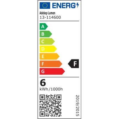 Λάμπα led  SMD καλαμπόκι Ε14 6W 230V 3000k θερμό λευκό φως δέσμης 360° 600lm με διάφανο κάλυμμα